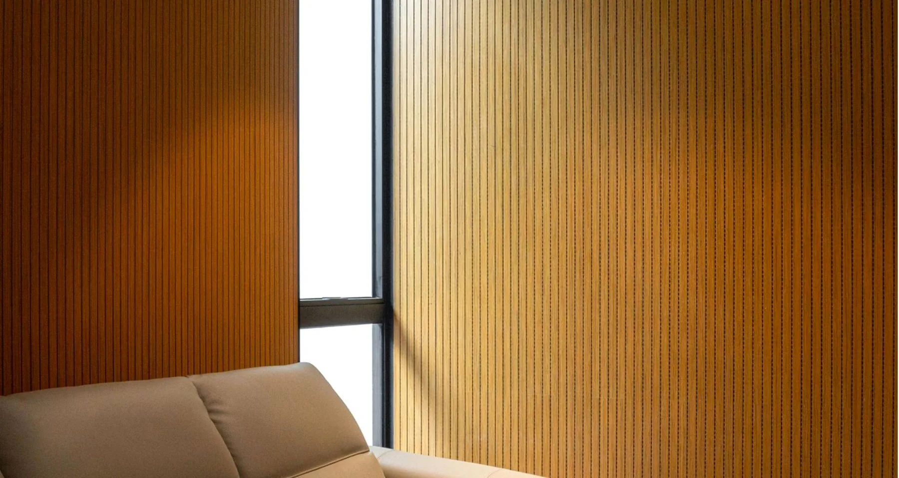 Grooved Wood Acoustic Panel