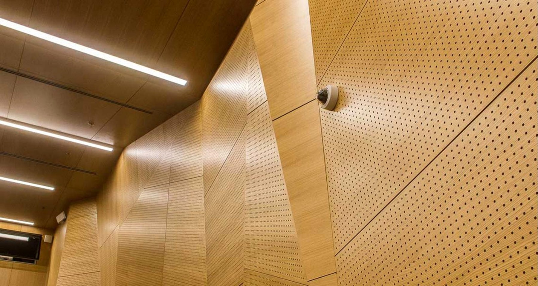 Perforated Wood Acoustic Panel