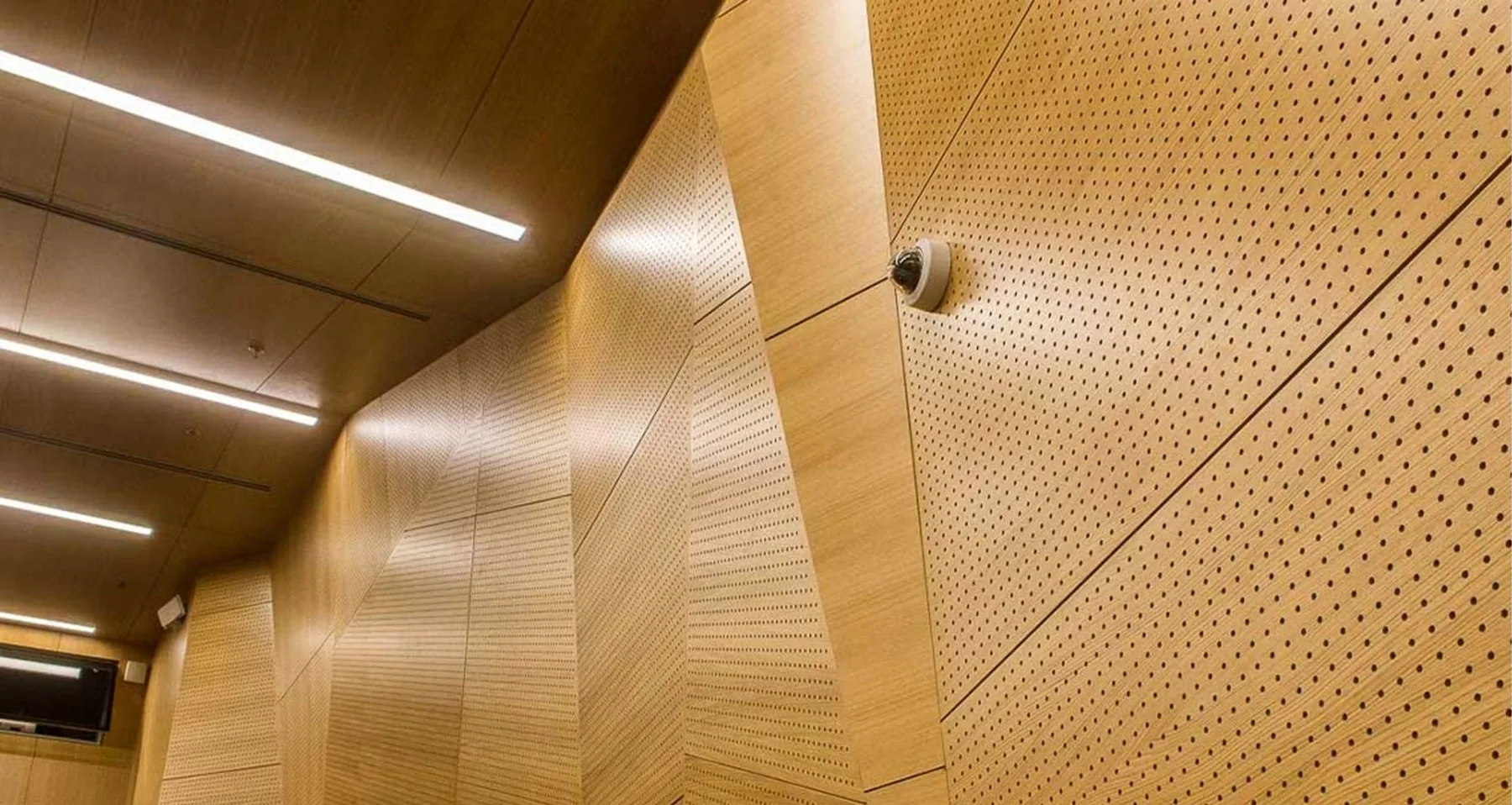 Perforated Wood Acoustic Panel